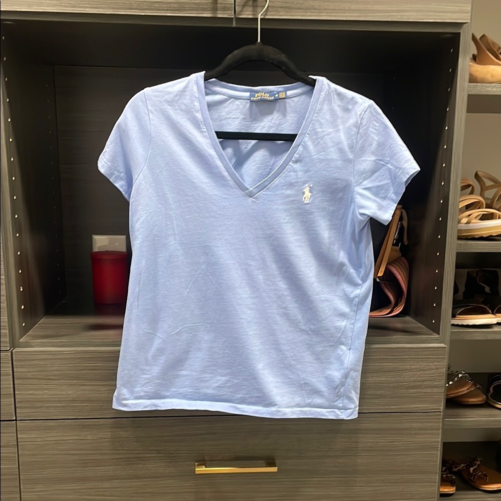 Polo by Ralph Lauren Blue Fitted Short Sleeve T-Shirt